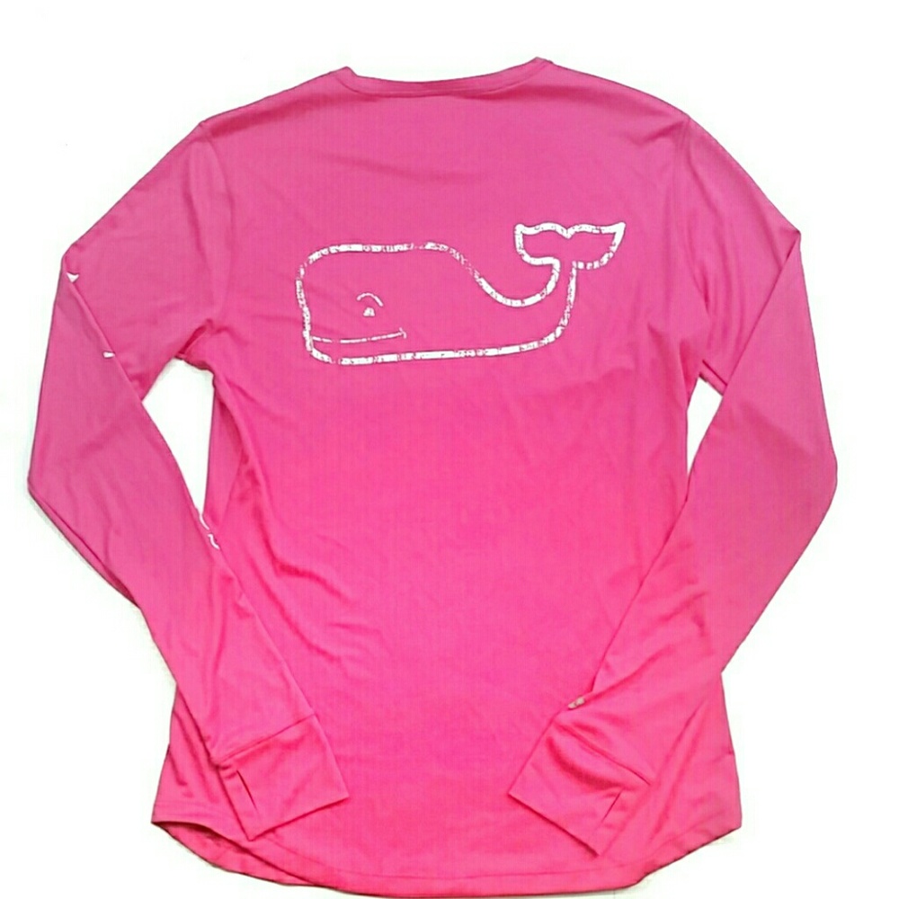 Vineyard Vines Shirt Hot Pink XS Performance